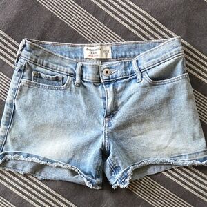 Abercrombie Kids Faded Blue Jean Shorts